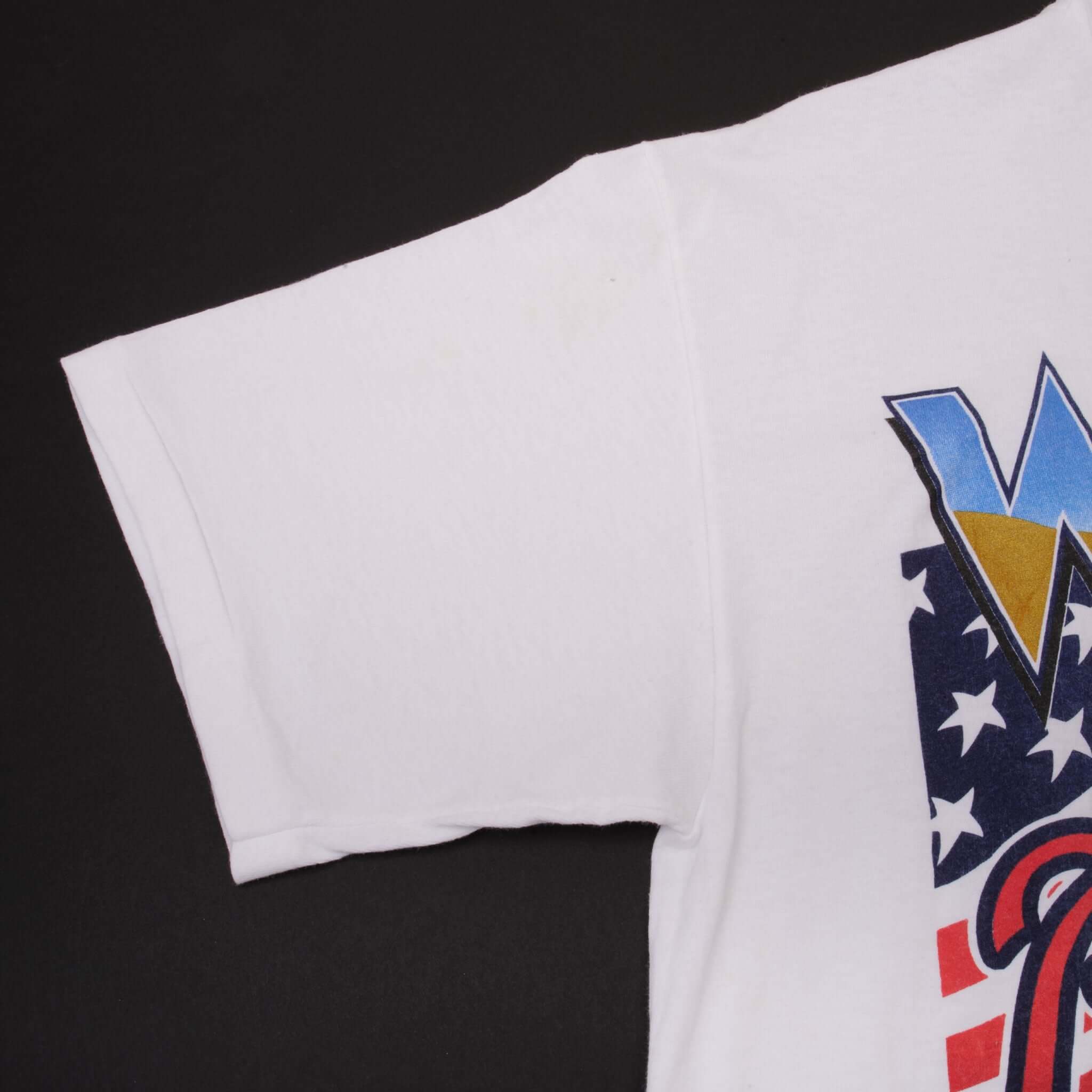 VINTAGE MLB ATLANTA BRAVES WORLD CHAMPIONS 1995 TEE SHIRT LARGE