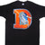Vintage Black NFL Denver Broncos Tee Shirt 1994 Size XLarge Made In USA. With Single Stitch Sleeves.