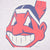 Vintage MLB Cleveland Indians Tee Shirt 1995 Size 2XLarge Made In USA With Single Stitch Sleeves.