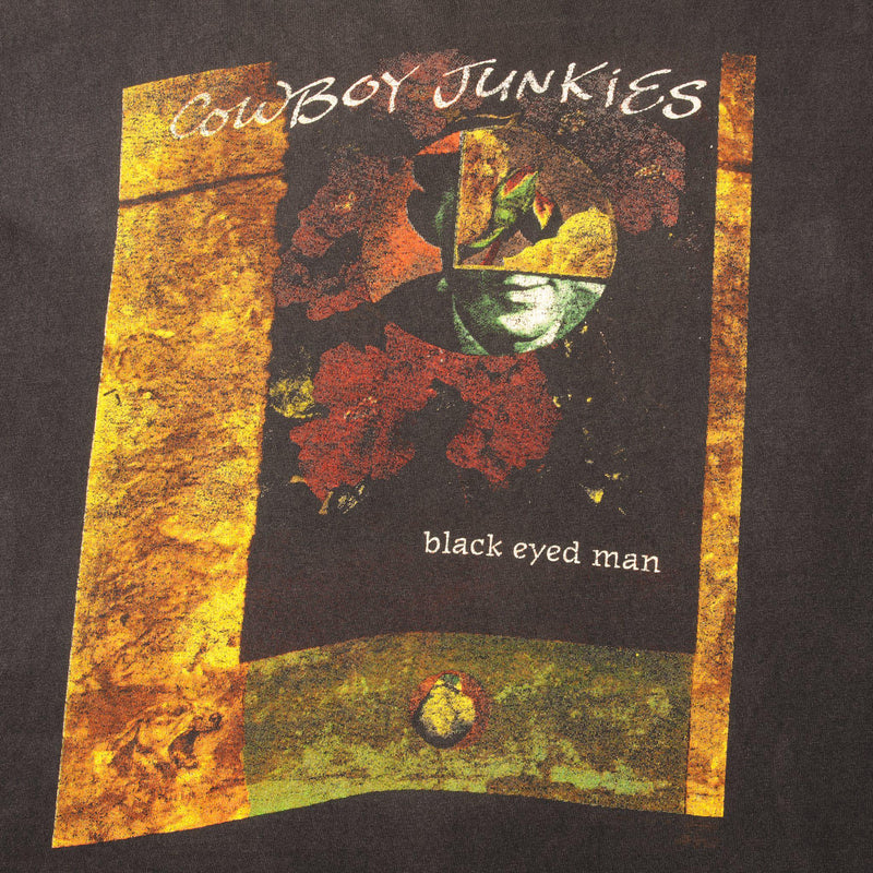 VINTAGE COWBOY JUNKIES TEE SHIRT 1990s SIZE XL MADE IN USA