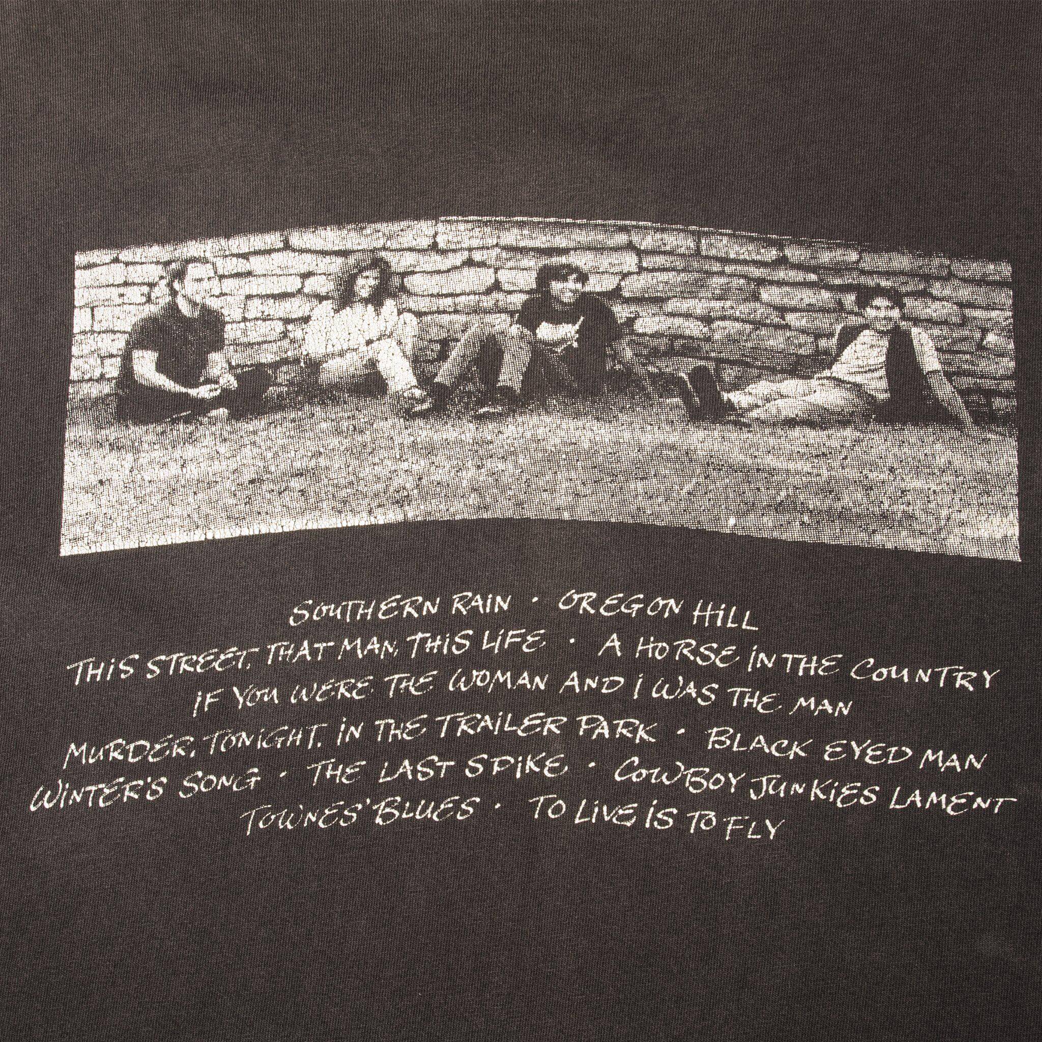 VINTAGE COWBOY JUNKIES TEE SHIRT 1990s SIZE XL MADE IN USA