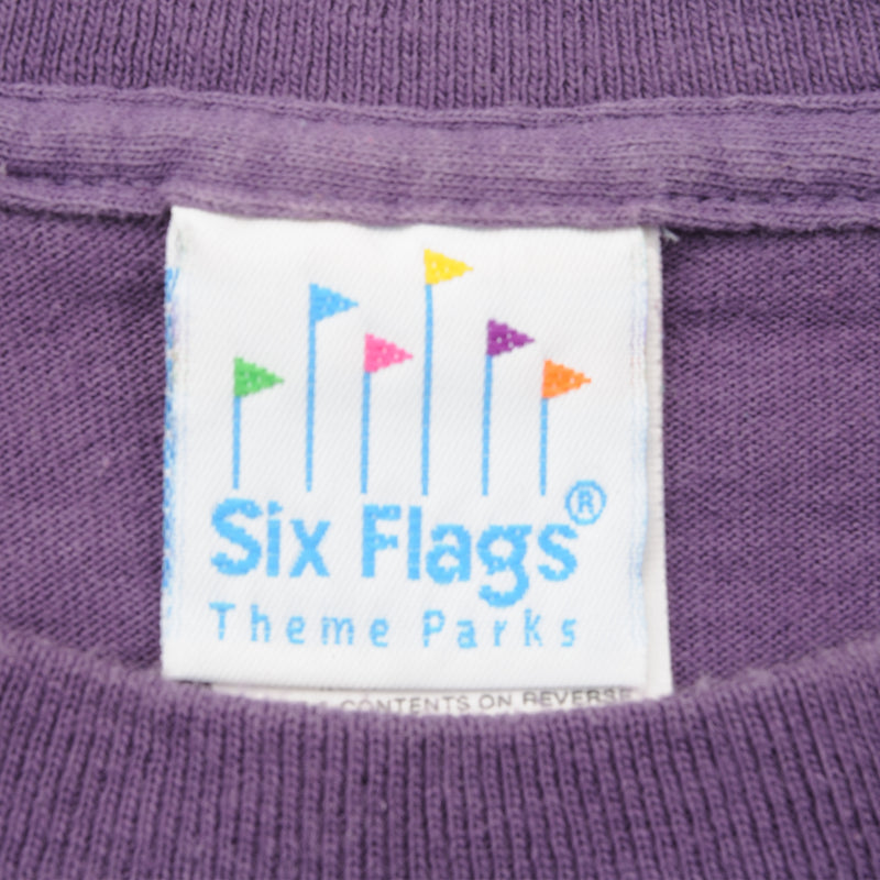 VINTAGE SIX FLAGS TEE SHIRT SIZE SMALL MADE IN USA