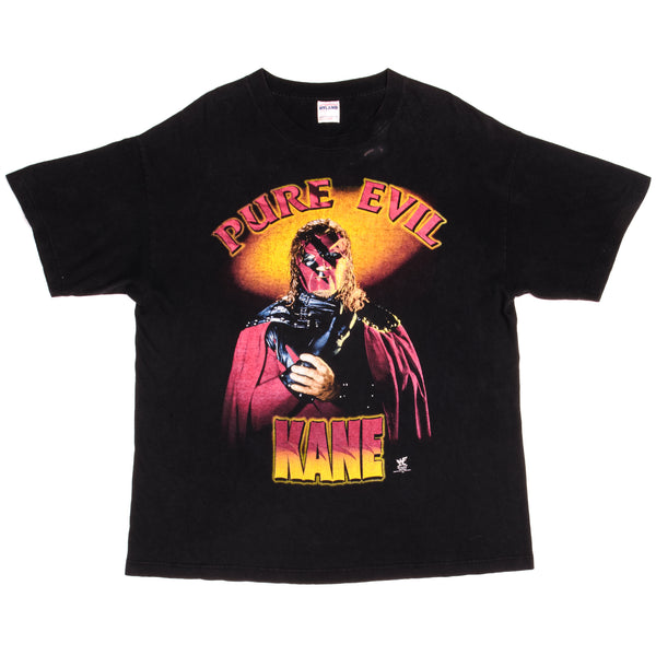 Vintage World Wrestling Federation Pure Evil Kane Hyland Tee Shirt 1990's Size XLarge.