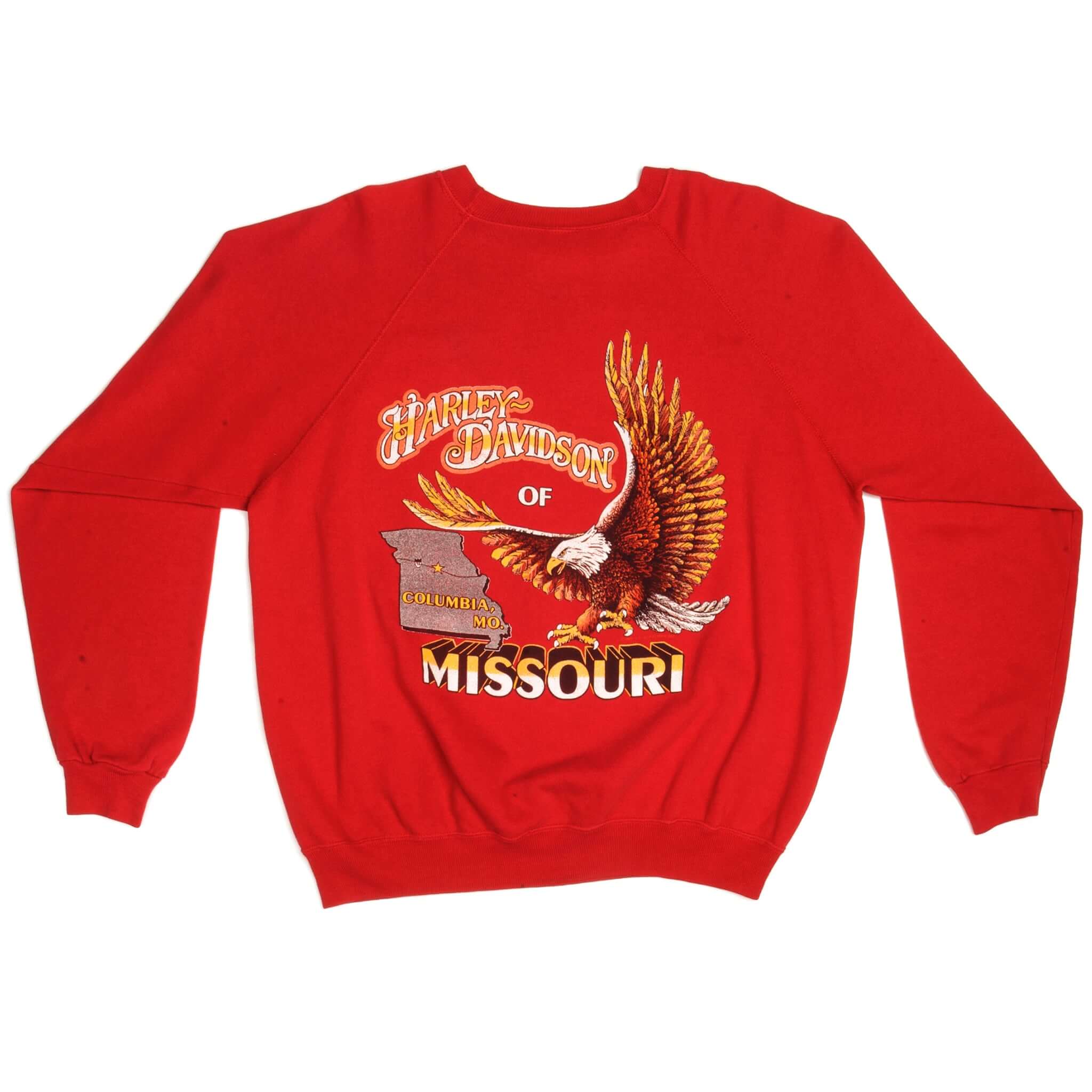 Vintage Harley Davidson Sweatshirt Hanes 90's Size XL Made In USA.