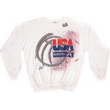 Vintage USA Basketball Sweatshirt Zubaz Size Large Made In USA.