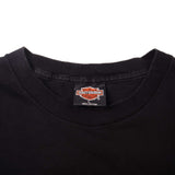 Vintage Harley Davidson Street Heat Napoleon Ohio Tee Shirt 1992 Size L With Single Stitch Made In USA