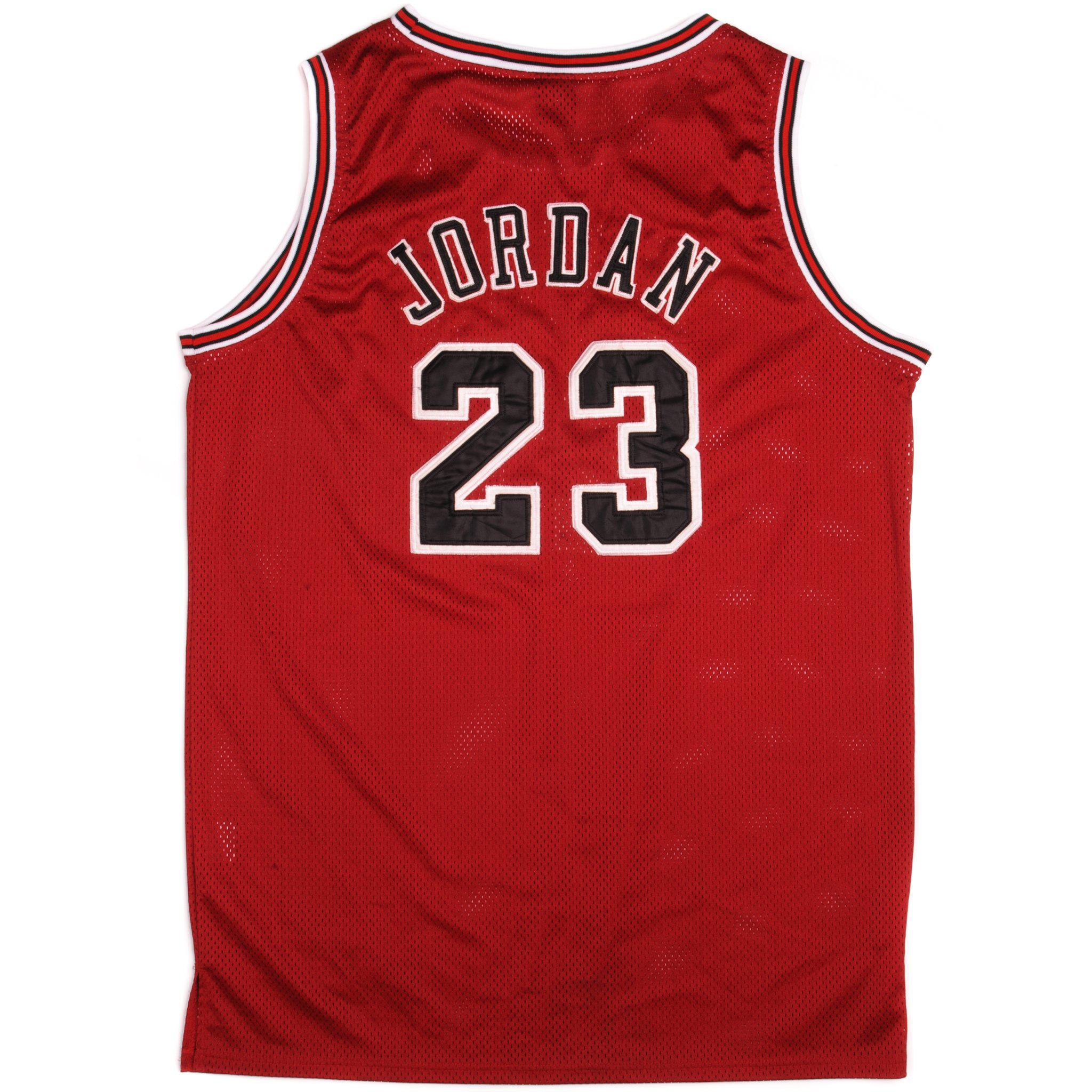 Vintage 90s NWT Champion Michael Jordan #23 Red Chicago Bulls Jersey - –  The Generation X of America