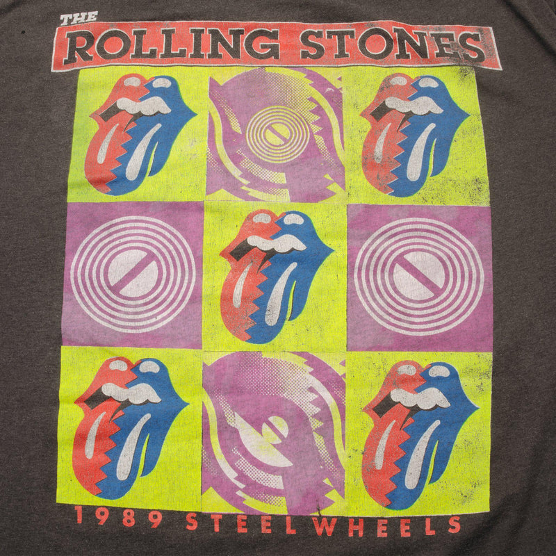 VINTAGE THE ROLLING STONES TEE SHIRT 1989 SIZE LARGE MADE IN USA