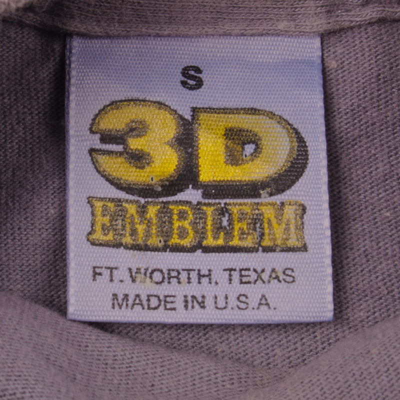 VINTAGE 3D EMBLEM HARLEY DAVIDSON LONG SLEEVE TEE SHIRT 1989 SMALL MADE IN USA