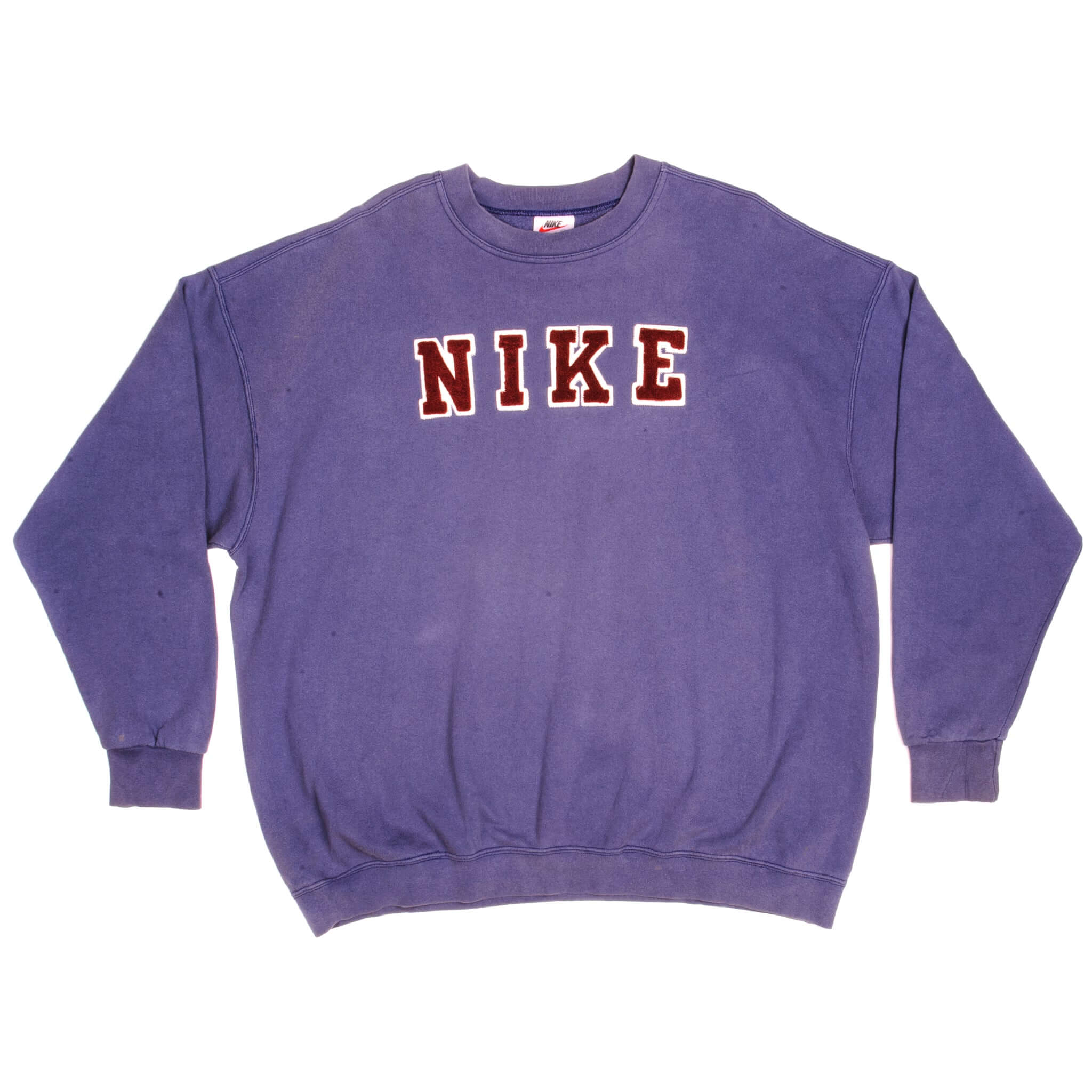 Afdeling Mok Wasserette VINTAGE NIKE PURPLE SWEATSHIRT LATE 90s SIZE 2XL MADE IN USA – Vintage rare  usa