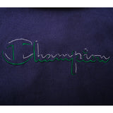 Vintage Blue Champion Big Logo Sweater 90S Size Large Made In USA.