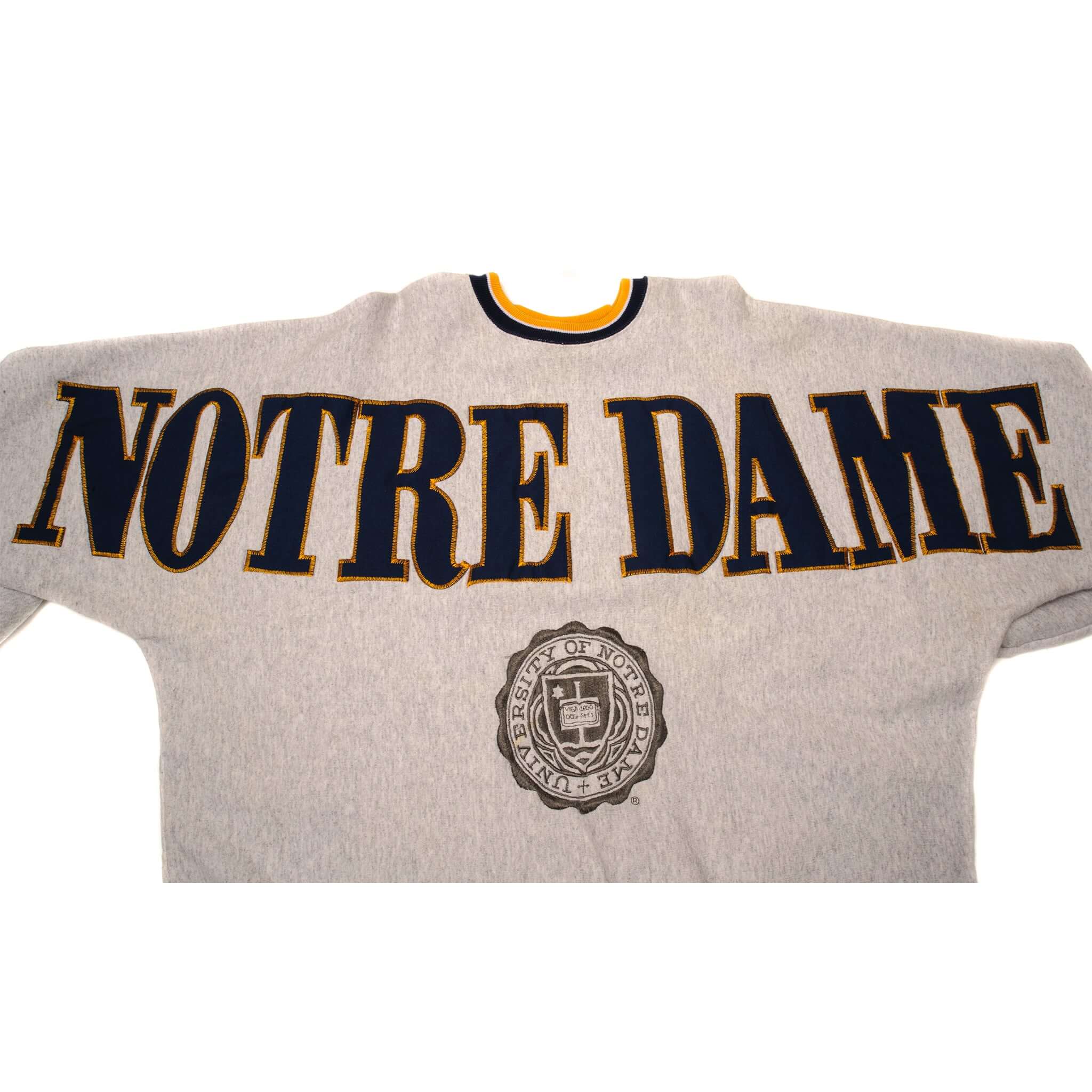 VINTAGE UNIVERSITY OF NOTRE DAME SWEATSHIRT SIZE 2XL MADE IN USA