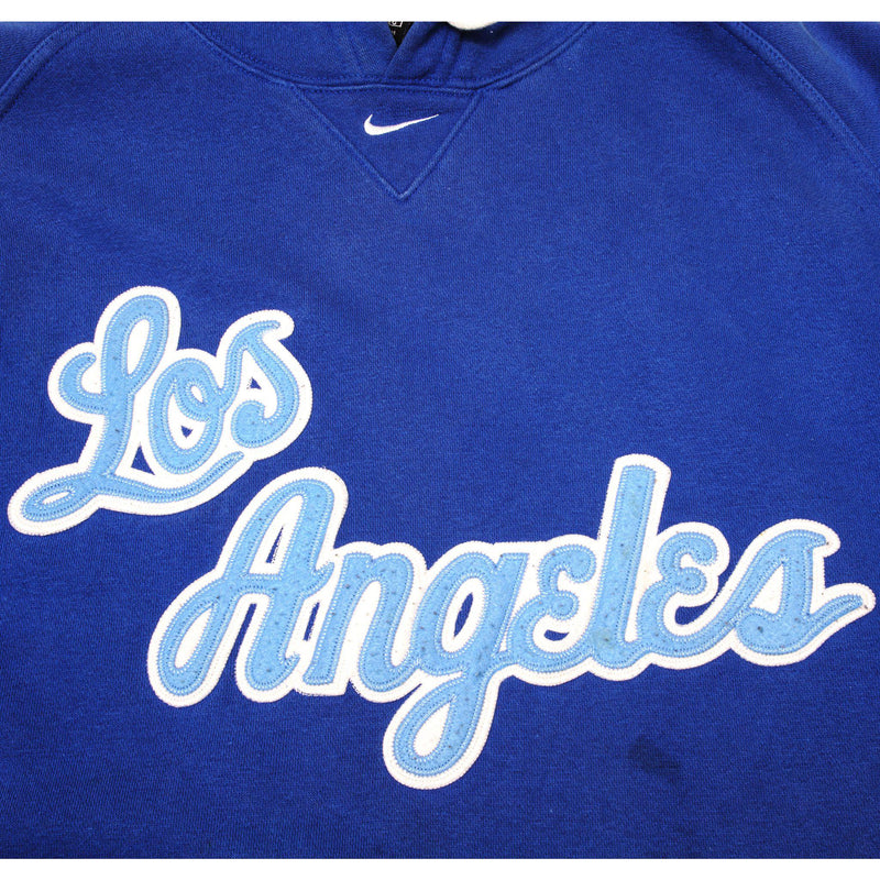 Vintage Nike Los Angeles Lakers Blue NBA Warm Up - Depop