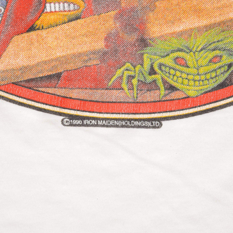 VINTAGE IRON MAIDEN TEE SHIRT 1990 SIZE LARGE