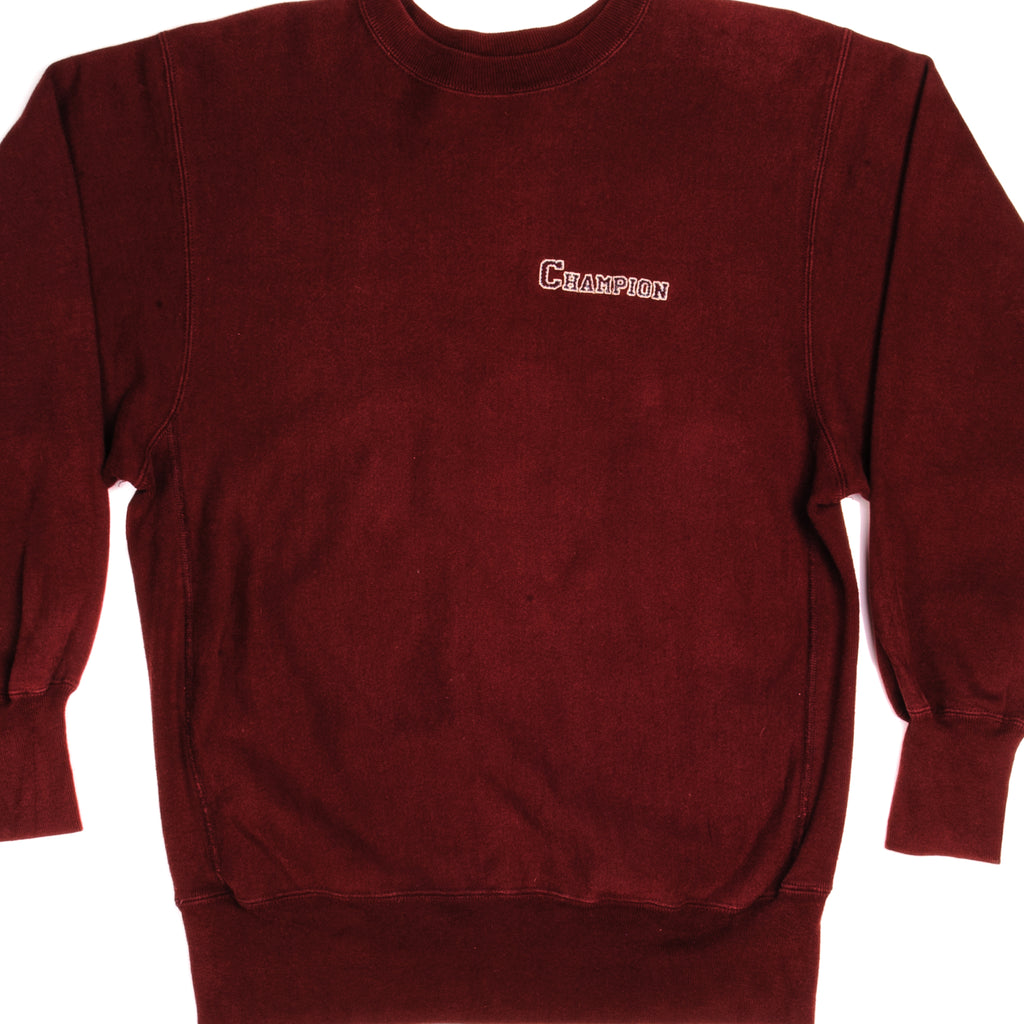 Vintage Brown Champion Reverse Weave Sweatshirt 1990-MID 1990s Size XLarge.