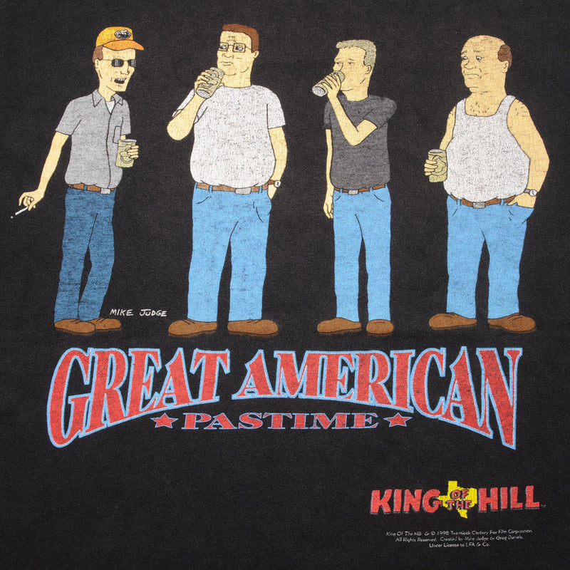 VINTAGE KING OF THE HILL TEE SHIRT 1998 SIZE XL MADE IN USA