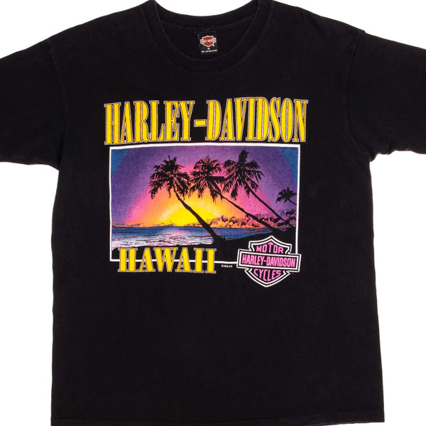 Vintage Harley Davidson Hawaii T-Shirt 1997 Size XLarge Made In USA.