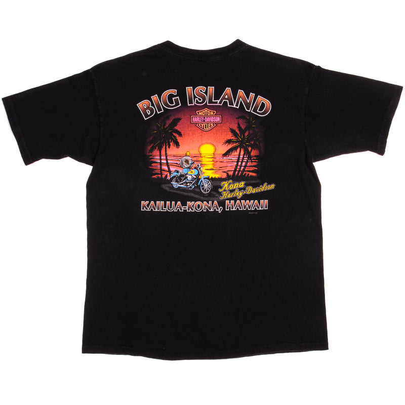 Vintage Harley Davidson Hawaii T-Shirt 1997 Size XLarge Made In USA.