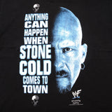 VINTAGE WWF STONE COLD TEE SHIRT 1998 SIZE MEDIUM MADE IN USA