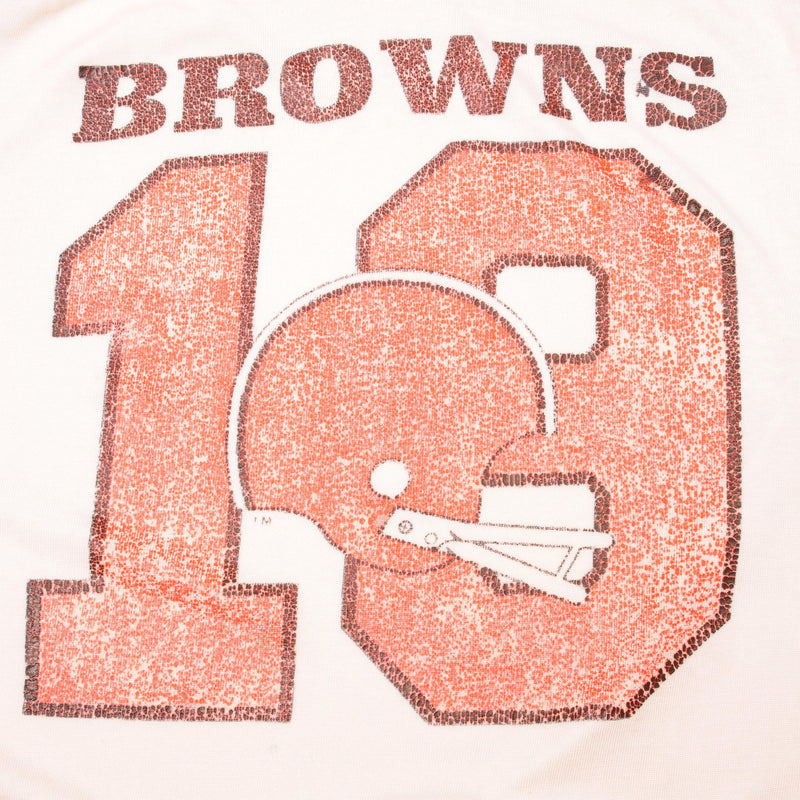 VINTAGE CHAMPION NFL BROWNS TEE SHIRT EARLY 1980s-1990s SIZE MEDIUM MADE IN USA