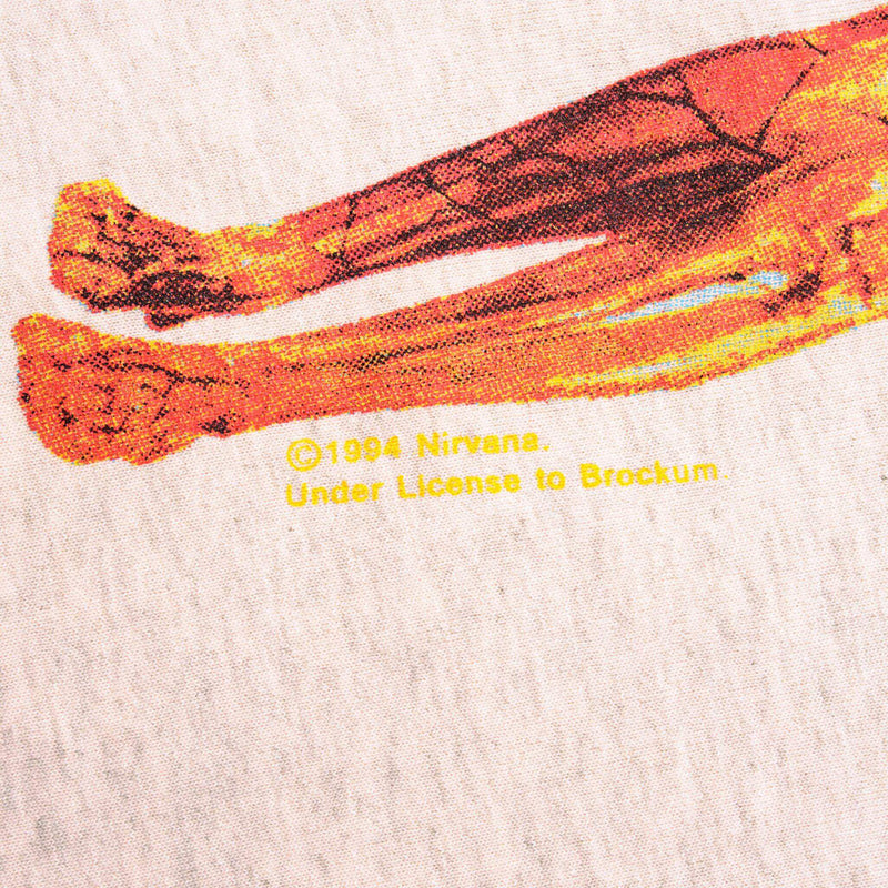 VINTAGE NIRVANA "IN UTERO" TEE SHIRT 1994 SIZE XL MADE IN USA