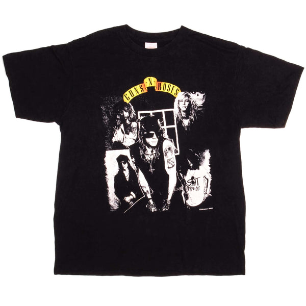Vintage Guns N' Roses "Appetite For Destruction" tee shirt 1988 Size Large Made In USA.