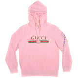 Vintage Pink Gucci Hoodie 2000s Size 2XLarge Made In Italy.