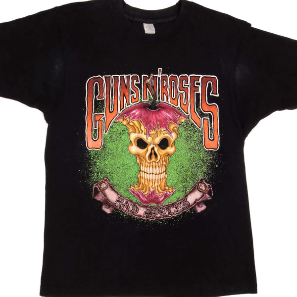 CAMISETA VINTAGE GUNS N' ROSES BAD APPLES 1993, MEDIANA, FABRICADA EN EE. UU.