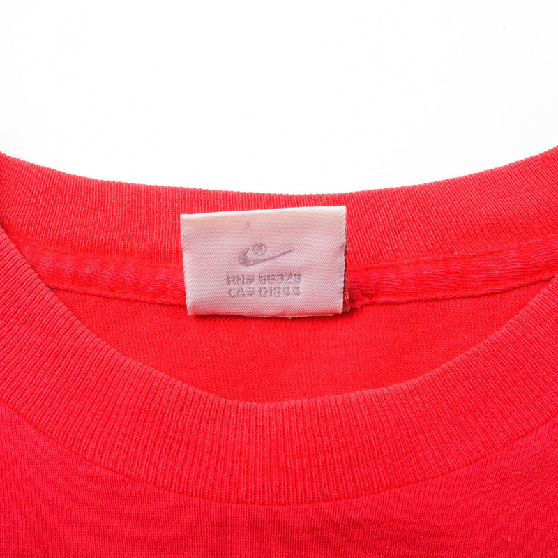 Vintage Pink Nike Air Jordan Tee Shirt 1987-1994 Size M Made In USA With Single Stitch Sleeves.