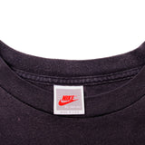 Vintage Black Nike Air Jordan Tee Shirt 1987-1994 Size Xlarge Made In USA. With Single Stitch Sleeves