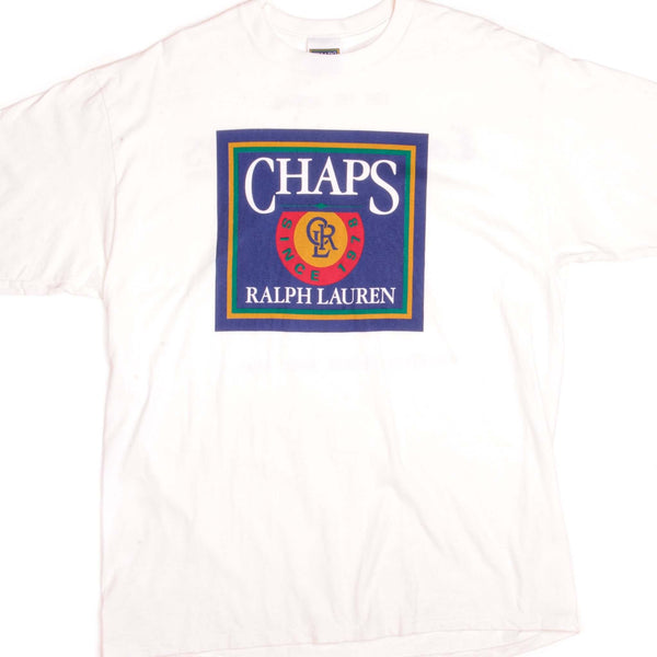 Vintage Chaps Ralph Lauren Esquire Retail Regatta Manhattan Yacht Club Tee Shirt 1995 Size XLarge Made In USA.