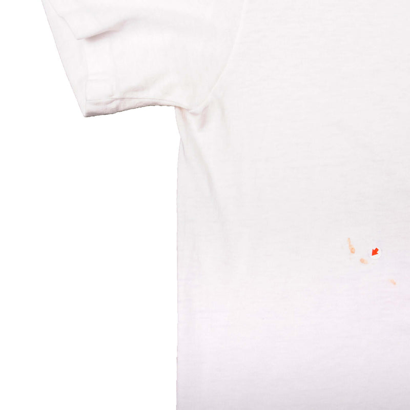 Vintage White Nike Americas Number One Tee Shirt 1984-1987 Size M Made In USA With Single Stitch Sleeves. Nike Blue Label.