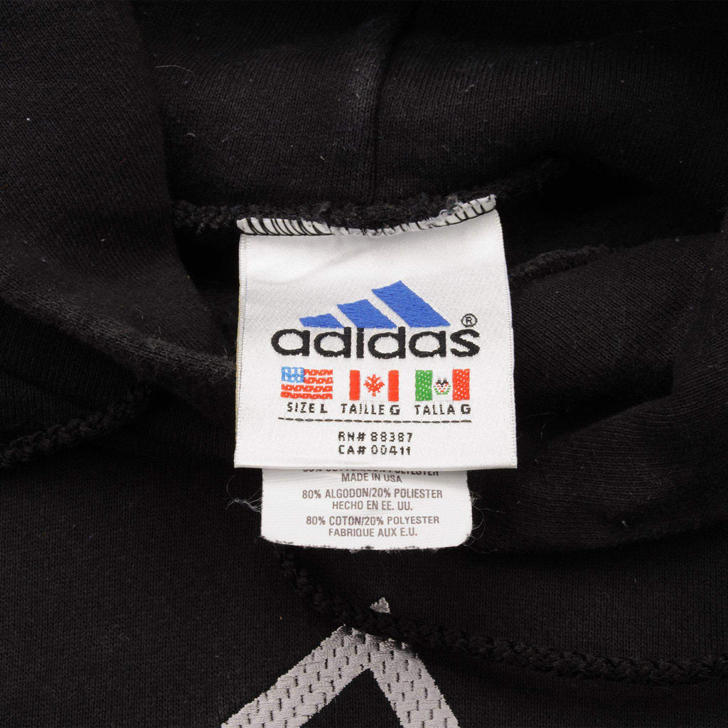 VINTAGE ADIDAS HOODIE SWEATSHIRT SIZE LARGE MADE IN USA Vintage