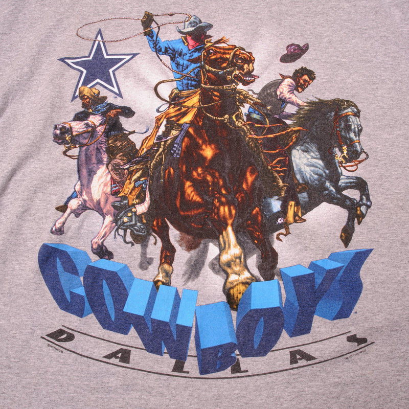 VINTAGE NFL DALLAS COWBOYS TEE SHIRT 1989 SIZE XL MADE IN USA
