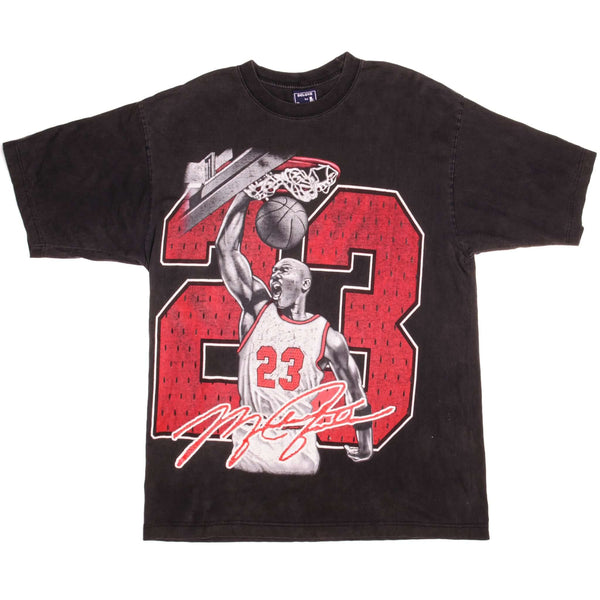 Vintage NBA Michael Jordan #23 Deluxe by g Tee Shirt Size XLarge.