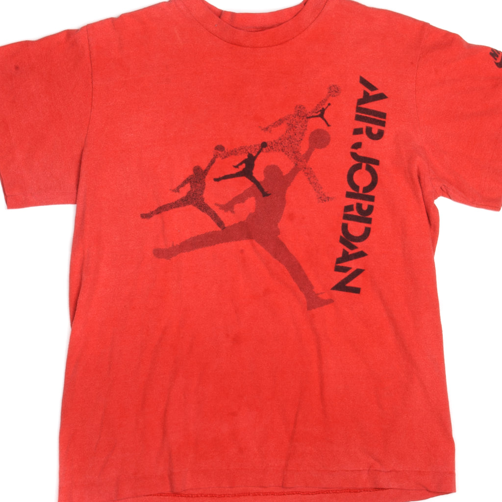 Vintage Nike Air Jordan Tee Shirt 1987-1992 Kid Size Large Made In USA With Single Stitch Sleeves.