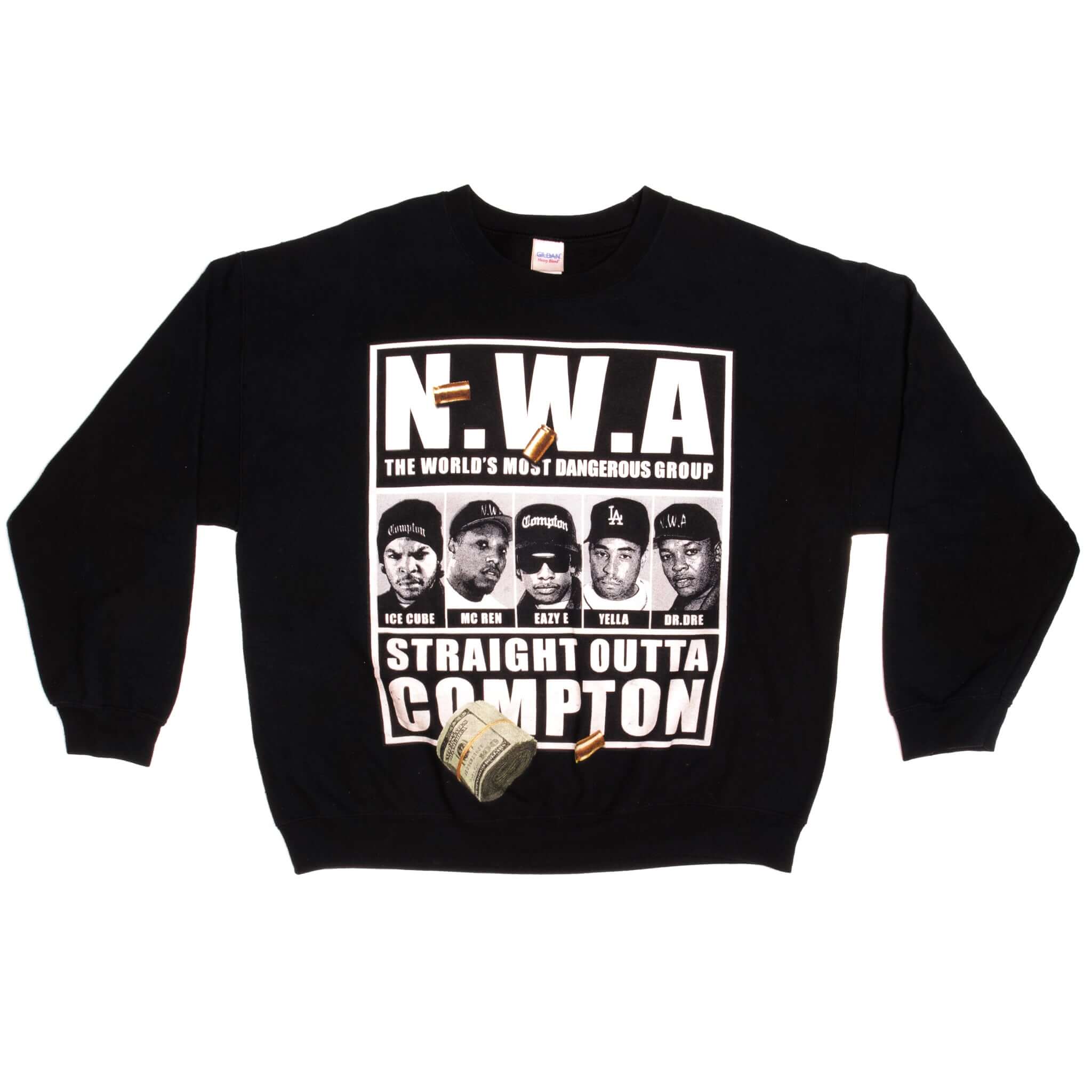 Nwa Hype Supreme USA Sweatshirt 'Red' (L)