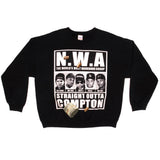 Vintage N.W.A. The World's Most Dangerous Group Straight Outta Compton Ice Cube, Mc Ren, Eazy E, Yella, Dr. Dre Rap Gildan Sweatshirt Size XLarge.