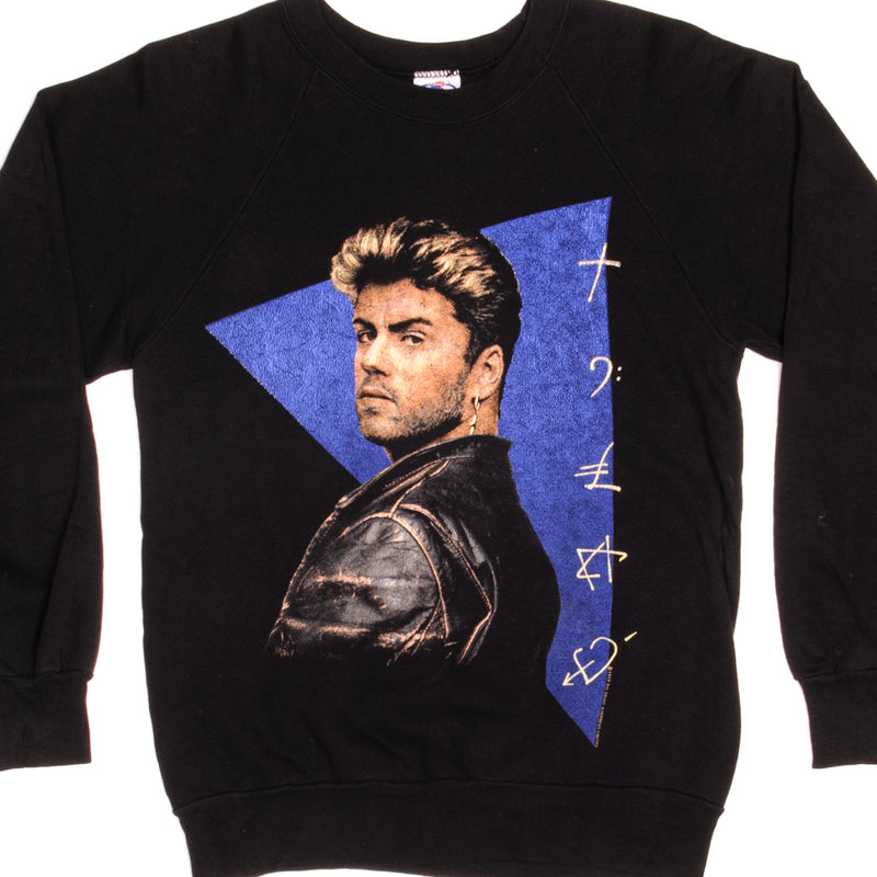 Vintage George Michael Anvil Sweatshirt 1989 Size Small Made In USA.