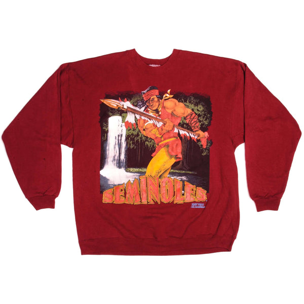 Vintage Florida State Seminoles Football National Champions FSU 18 Nebraska 16 Sweatshirt 1993 Size XLarge.