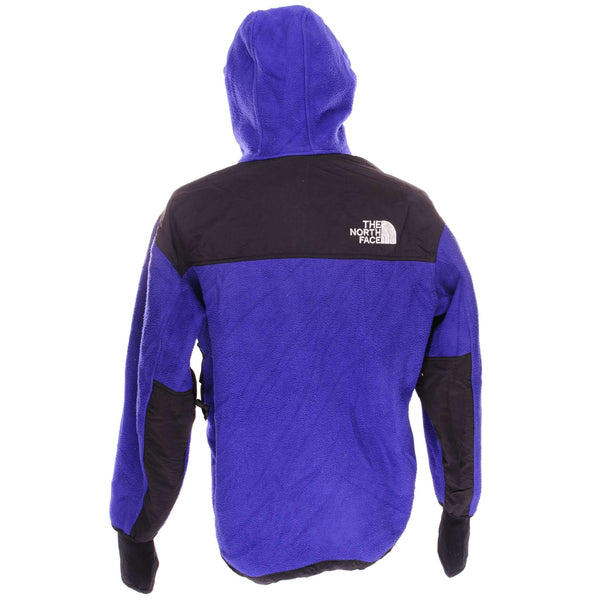 Vintage The North Face Fleece Hooded Jacket Size Large Made In USA.