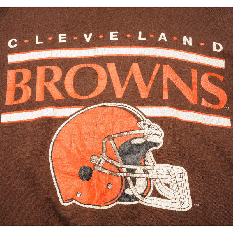 VINTAGE NFL CLEVELAND BROWNS SWEATSHIRT EARLY 1980S-1990 SIZE XL MADE IN USA
