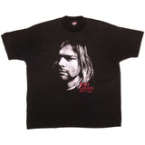 Vintage Nirvana Kurt Cobain 1967-1994 Best by Fruit of the Loom Tee Shirt 1990s Size 2XLarge Made In USA With Single Stitch Sleeves.