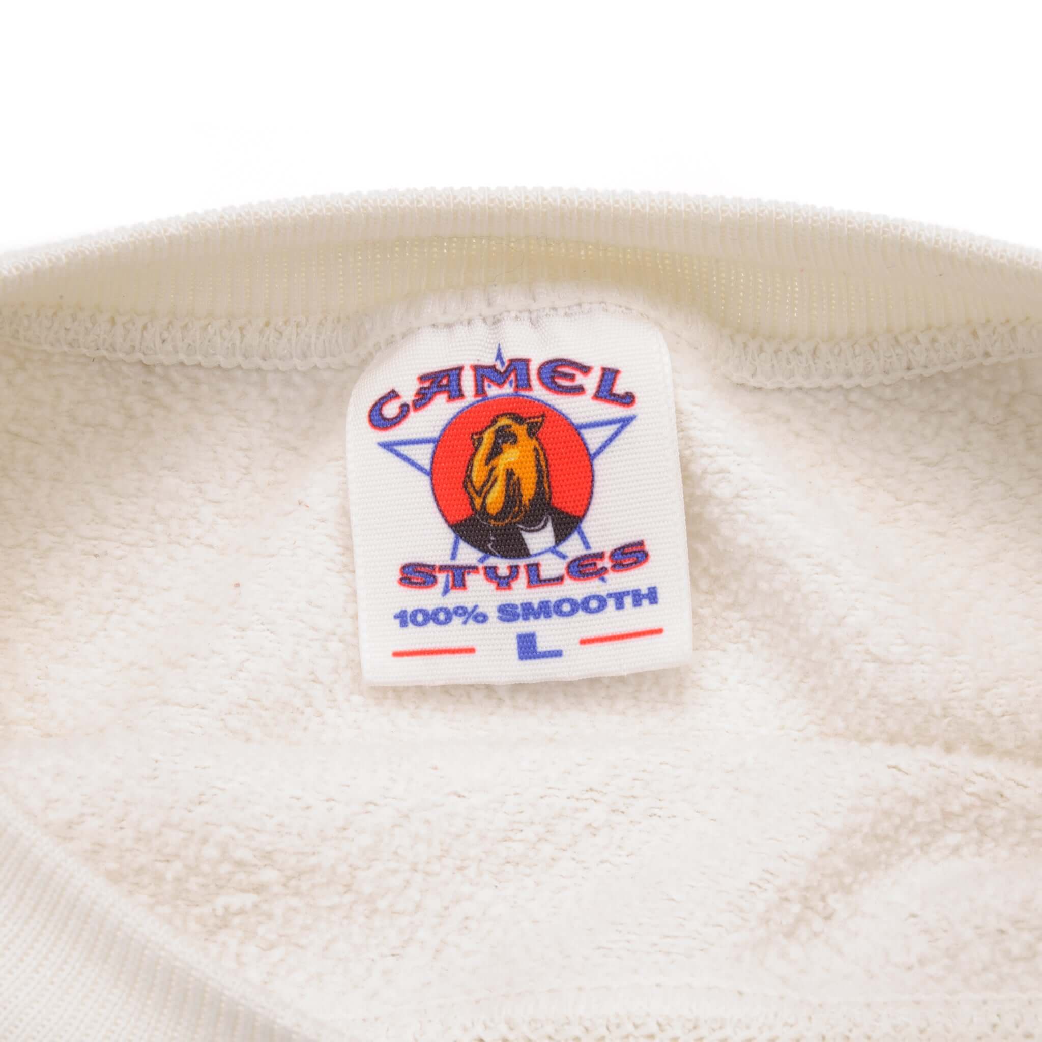 VINTAGE CAMEL JOE'S BEACH CLUB SWEATSHIRT 1993 SIZE LARGE MADE IN USA