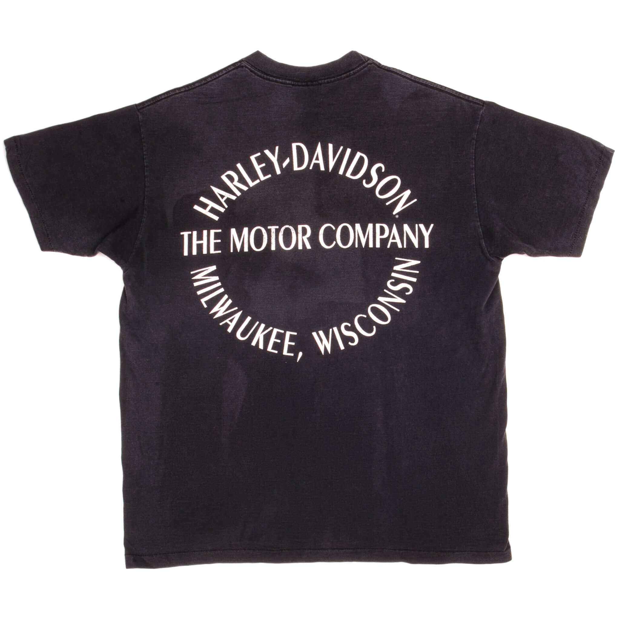 VINTAGE HARLEY DAVIDSON TEE SHIRT EAGLE 1990 SIZE LARGE MADE IN USA