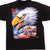 Vintage 3D Emblem Follow The Eagle Tee Shirt 1998 Size XLarge Made In USA with single stitch sleeves.