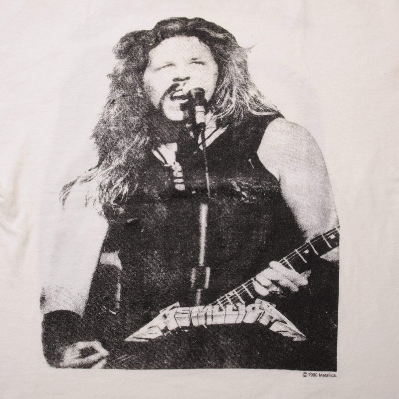 復古金屬色 T 卹 1990 大尺碼