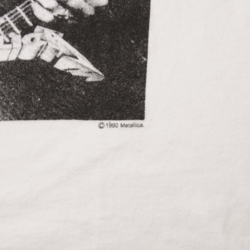 復古金屬色 T 卹 1990 大尺碼