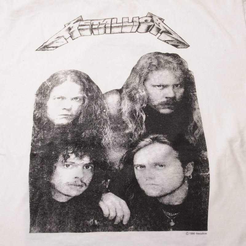 復古金屬色 T 卹 1990 大尺碼