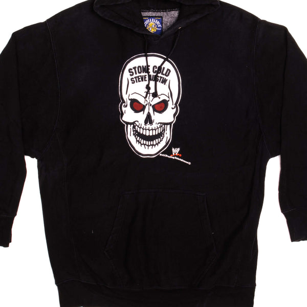 Vintage WWF Stone Cold Steve Austin Hoodie 90s Size XLarge.